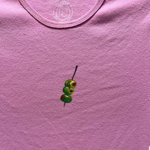 Martini Olive Urban Outfitters Baby Tee - NWT - Picture 2 of 2